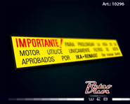Calco Sticker Decal Ika Renault Torino filtros de aceite