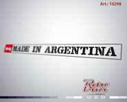 Calco Sticker Decal Ika Renault Torino Made in Argentina Lutteral