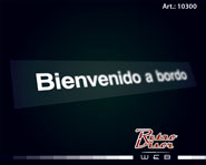 Calco Sticker Decal Ika Renault Torino Bievenido a bordo