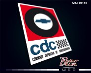 Calco Calcomania Comision Deportiva de Concesionarios Chevrolet