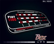 Calco Decal Sticker Fiat 1100 Velocita di rodaggio