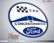 Calco Decal Sticker Ford CAD Concesionarios