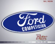 Calco Decal Sticker Ford competicion