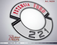Calco Decal Sticker Ford Fairlane 221 filtro de aire
