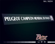 Calco Sticker Decal Peugeot Campeon mundial de rally