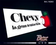 Calco Sticker Decal Chevy la gran tentacion