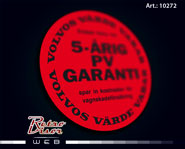 Calco Sticker Decal Volvo garantia