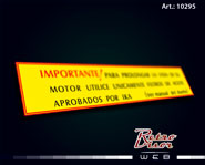 Calco Sticker Decal Ika Torino filtros de aceite