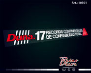 Calco Sticker Decal Fiat Duna 17 records