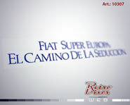 Calco Sticker Decal Fiat 128 Super Europa El camino de la seduccion