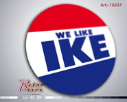 RetroVisor Calco Calcomania Sticker Decal We like IKE