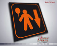 RetroVisor Calco Calcomania Sticker Decal VW Seguro para niños