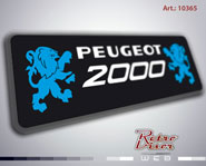 RetroVisor Calco Calcomania Sticker Decal Peugeot 504 Serie 2000