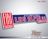 RetroVisor Calco Calcomania Sticker Decal Automotores Los Alpes SA