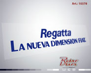 RetroVisor Calco Calcomania Sticker Decal Fiat Regatta La nueva dimension Fiat