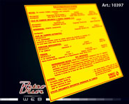 RetroVisor Calco Calcomania Sticker Decal Renault Tabla de lubricacion